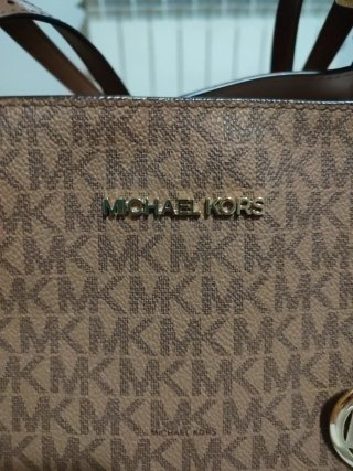 Bolso Michael Kors Marrón y Dorado