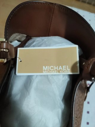 Bolso Michael Kors Marrón y Dorado
