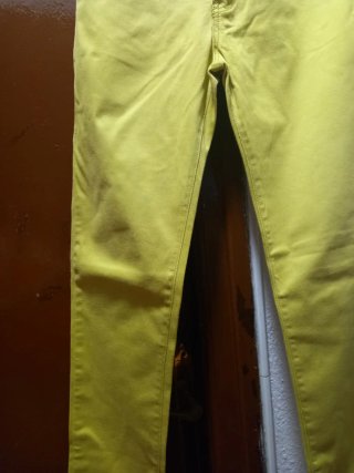 Pantalón mujer talla 40 amarillo