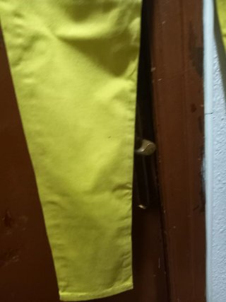 Pantalón mujer talla 40 amarillo