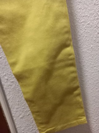Pantalón mujer talla 40 amarillo