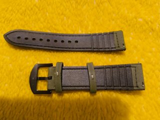 Correa de reloj 22mm verde militar