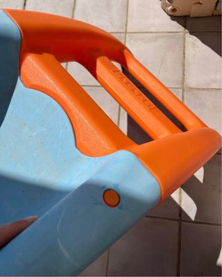 Tobogán Infantil Feber Azul y Naranja
