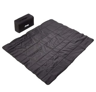 Manta de picnic Jeep negra con funda