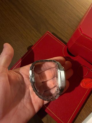Cartier Santos white dial