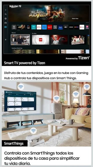 Samsung crystal uhd tv 50 pulgadas TU50CU7095UXCC