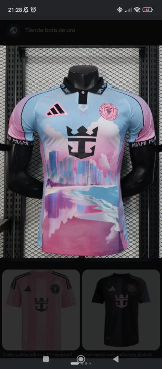 Camisa Adidas Miami FC Azul y Rosa