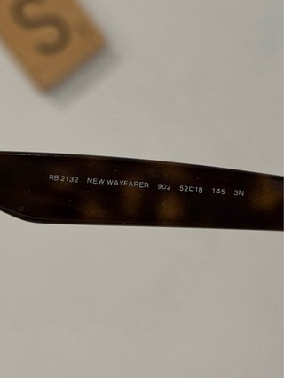 Gafas de sol RayBan NEW WAYFARER RB 2132 902 52-18
