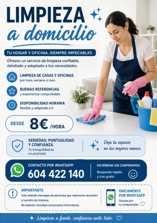 Limpieza de hogares