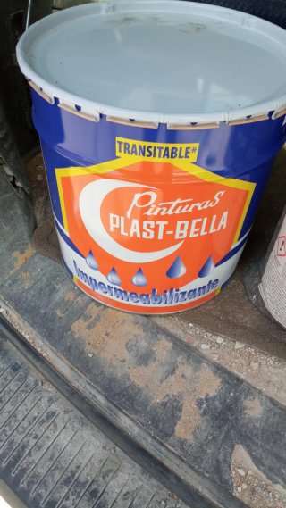 Bote pintura ZIUR ROJO Impermeabilizante 15L