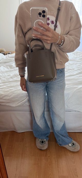 Bolso chihuahua Bimba y Lola color topo