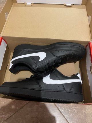 Nike Court Vision Low Next Nature Nero/Bianco