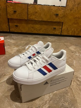 Adidas Grand Court Bianco/Blu/Rosso