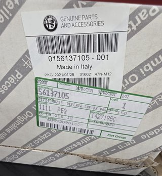 Cubierta Paragolpes Dcho Alfa Romeo Stelvio