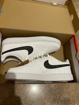 Nike Court Vision Low Next Nature Bianco/Nero