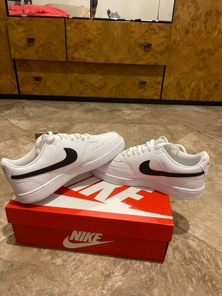 Nike Court Vision Low Next Nature Bianco/Nero