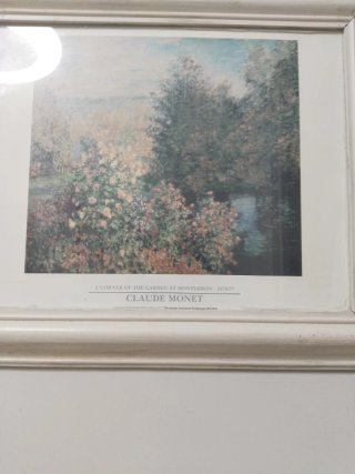 2 Quadri di Claude Monet: Il Giardino
