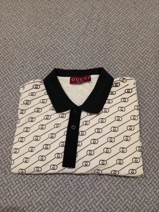 Camisa Polo Gucci Monograma