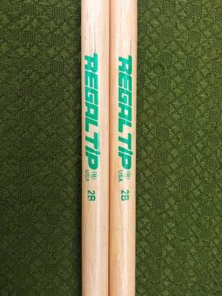Baquetas Regal Tip 2-B Madera (vintage)