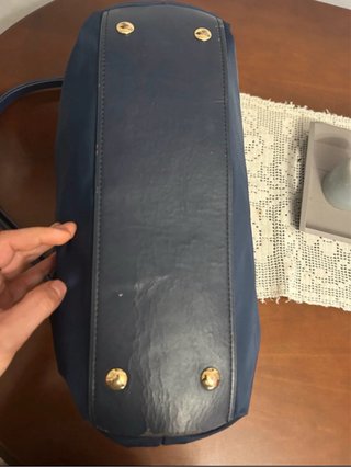 Bolso Bimba y Lola Azul Marino y Dorado