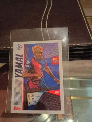Cromo Yamal FC Barcelona.Champions League 25/26