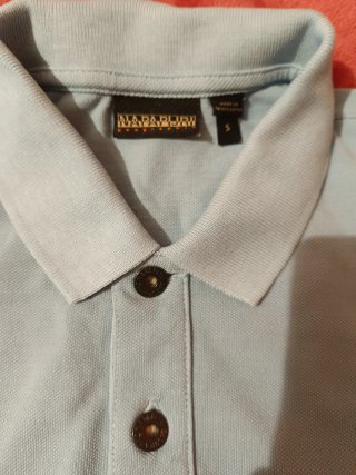 Polo Napapijri ELBAS manga corta azul