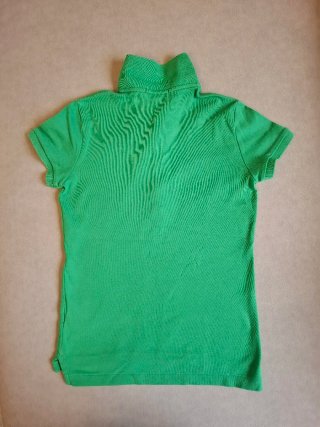 Polo Ralph Lauren verde niño-Clasica slim fit