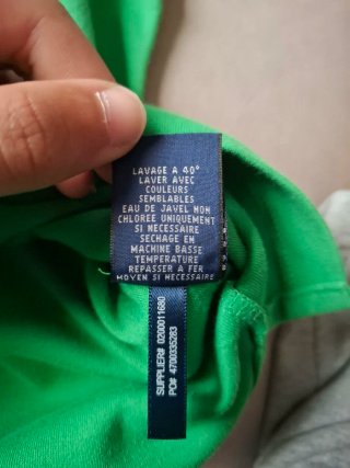 Polo Ralph Lauren verde niño-Clasica slim fit