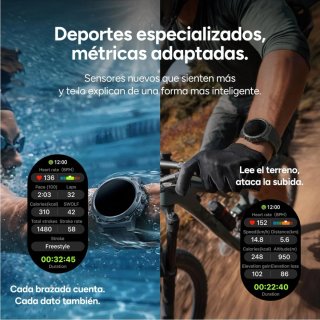 Smartwatch con GPS integrado.
