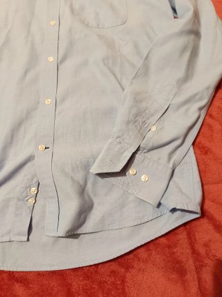 Camisa de vestir Dustin clásica azul