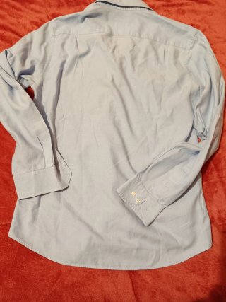 Camisa de vestir Dustin clásica azul