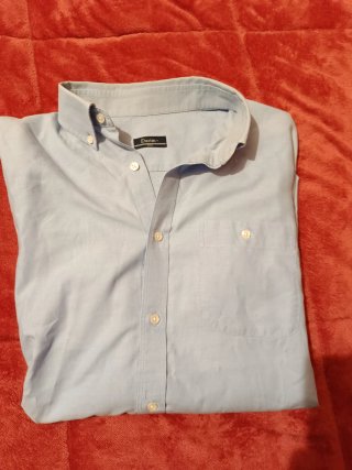 Camisa de vestir Dustin clásica azul