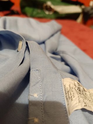 Camisa de vestir Dustin clásica azul