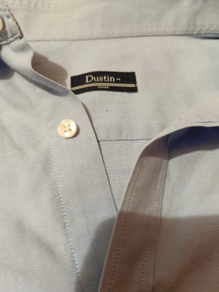 Camisa de vestir Dustin clásica azul