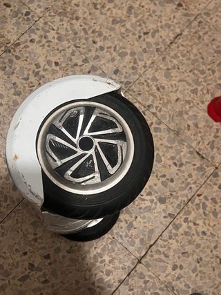 Hoverboard Blanco y Naranja