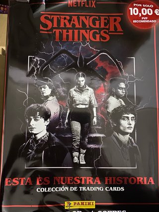 Colección Cartas Stranger Things Panini