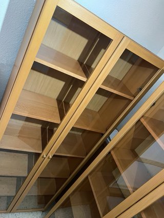 Estanterías Billy IKEA (Madera y Cristal)