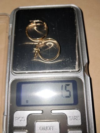 Aros 16x4mm Oro 18k Lisos