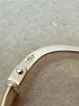 Aros 16x4mm Oro 18k Lisos