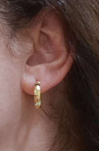 Aros 16x4mm Oro 18k Lisos