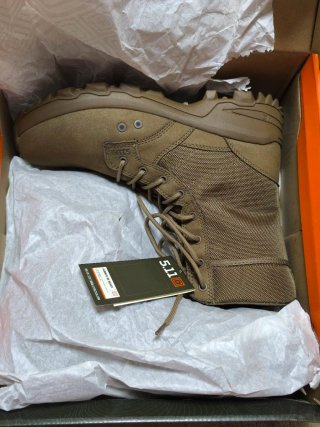 Botas Tácticas 5.11 Beige/marrón claro