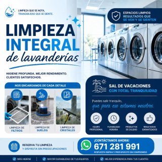 Limpieza de lavanderias!!
