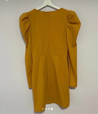 Vestido amarillo vintage ceremonia