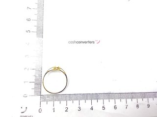 anillo oro 18k con piedra con diamante de laboratorio