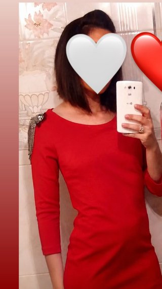Vestido rojo fiesta/casual