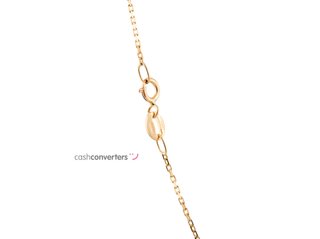 collar oro 18k con piedra 22cm