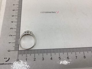 anillo plata 925mm con piedra con diamante de laboratorio