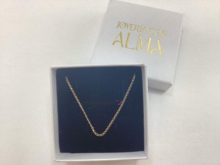 cadena oro 18k 25cm