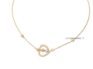pulsera oro 18k con piedra con circonita
