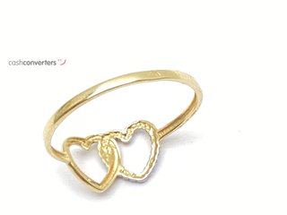 anillo oro 18k con circonita